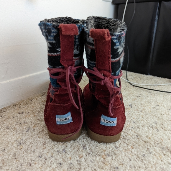 Toms Aztec Winter Boots, Size 8.5 - Picture 5 of 6